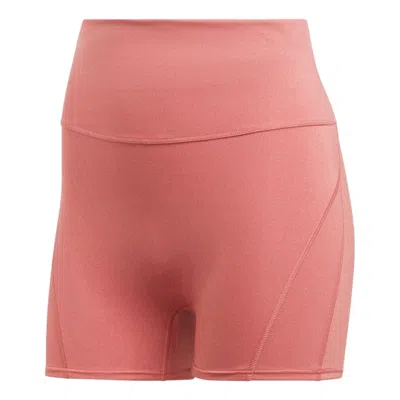 Adidas Originals Womens Adidas Yoga Studio Luxe Fire Super Hw Leggings In Pink