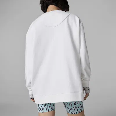 Adidas Originals (wmns) Adidas Round Neck Pullover Solid Color Long Sleeves Hoodie White