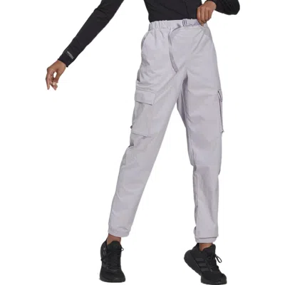 Adidas Originals (wmns) Adidas Cargo Pants 'purple' In Gray