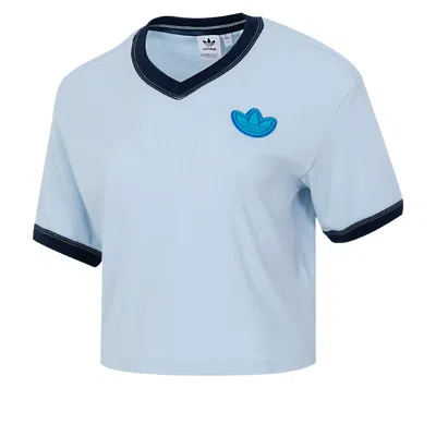 Adidas Originals (wmns)  T-shirt Asia Sizing 'blue'