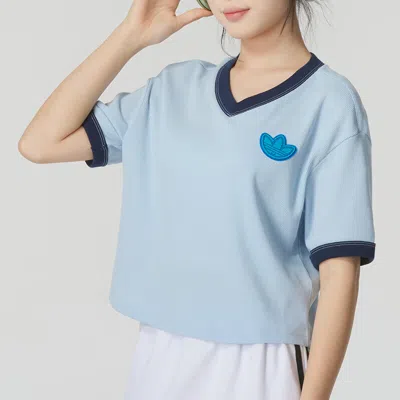 Adidas Originals (wmns)  T-shirt Asia Sizing 'blue'