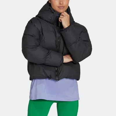 Adidas Originals (wmns) Adidas By Stella Mccartney Short Padded Winter Jacket 'black'