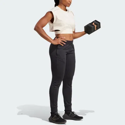 Adidas Originals (wmns) Adidas Power Crop Aeroready Sleeveless T-shirt 'linen White'