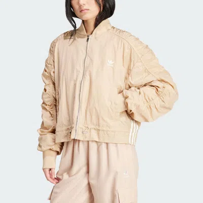 Adidas Originals (wmns)  Lightweight Bomber Jacket Asia Sizing 'beige' In Multi