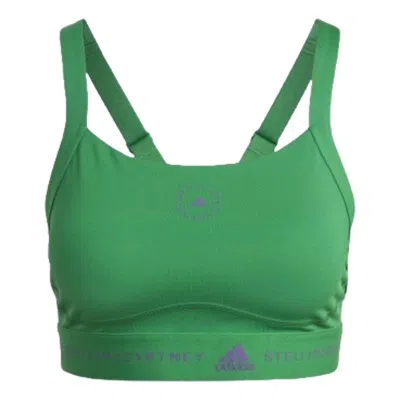 Adidas Originals (wmns) Adidas By Stella Mccartney Truepurpose Medium Support Bra 'green'