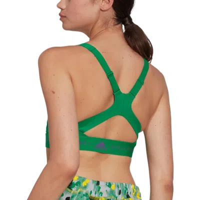 Adidas Originals (wmns) Adidas By Stella Mccartney Truepurpose Medium Support Bra 'green'