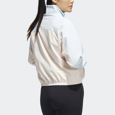 Adidas Originals (wmns) Adidas Cny Tracktop Colorblock Sports Jacket Light Sky Blue In Multi