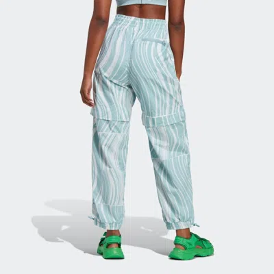 Adidas Originals (wmns) Adidas By Stella Mccartney Truecasuals Printed Track Pants 'blue White'