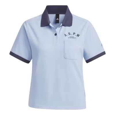 Adidas Originals (wmns) Adidas Verbiage Polo Shirt Polo 'blue'