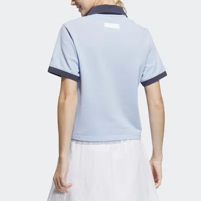 Adidas Originals (wmns) Adidas Verbiage Polo Shirt Polo 'blue'