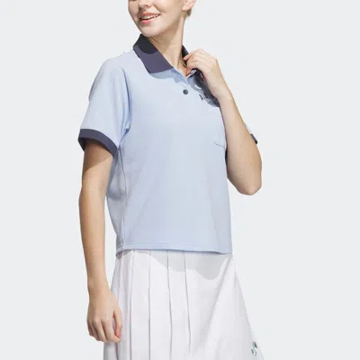 Adidas Originals (wmns) Adidas Verbiage Polo Shirt Polo 'blue'