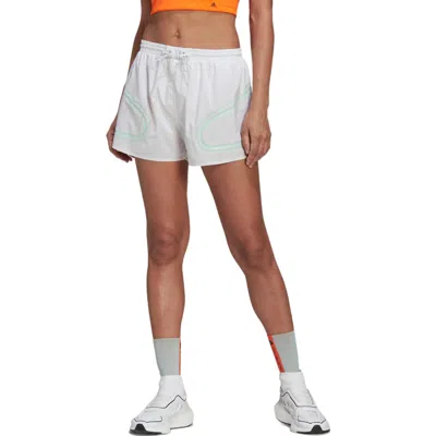 Adidas Originals (wmns) Adidas By Stella Mccartney Truepace Running Shorts 'white Teal' In Multi