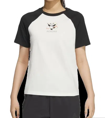 Adidas Originals (wmns) Adidas China T-shirt 'white Black'