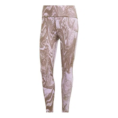 Adidas Originals (wmns) Adidas X Stella Mccartney Truepurpose 7/8 Tights 'purple' In Multi