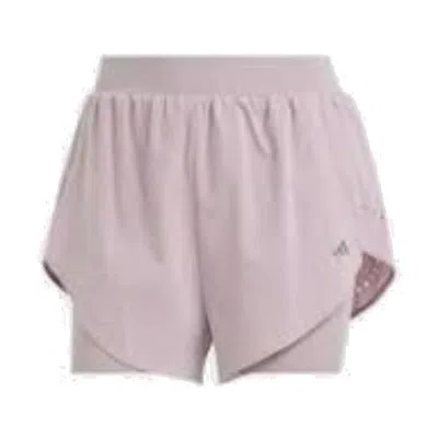Adidas Originals (wmns) Adidas Designed For Training Heat.rdy Hiit 2-in-1 Shorts Asia Sizing 'purple'