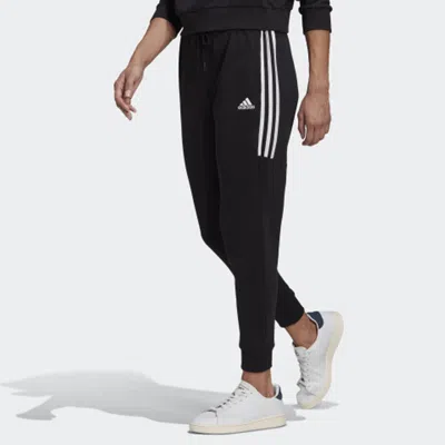 Adidas Originals (wmns) Adidas Essentials Cut 3-stripes Pants Asia Sizing 'black'