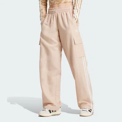 Adidas Originals (wmns)  Adicolor Cargo Tracksuit Bottoms Asia Sizing 'beige' In Neutral