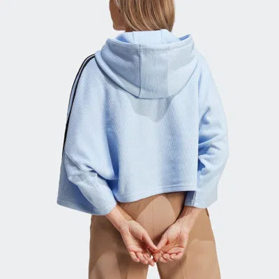 Adidas Originals (wmns) Adidas Cropped Hoodies 'blue'