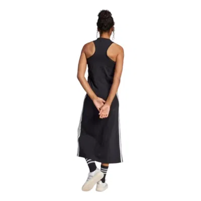 Adidas Originals (wmns) Adidas Essentials 3-stripes Long Racerback Dress 'black White'