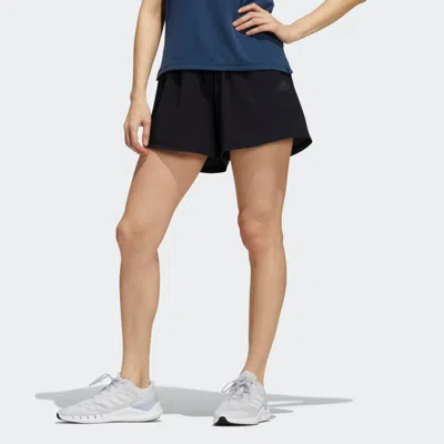 Adidas Originals (wmns) Adidas Heat.rdy Sports Gym Running Training Shorts Black In Blue