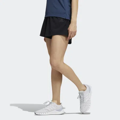 Adidas Originals (wmns) Adidas Heat.rdy Sports Gym Running Training Shorts Black In Blue