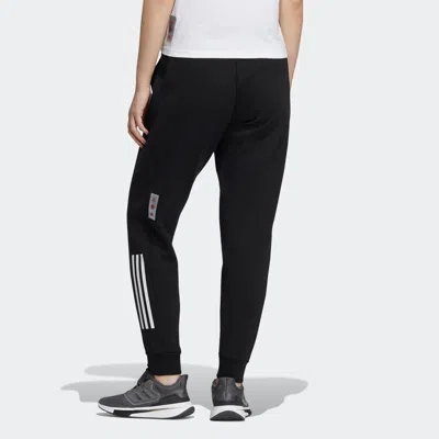 Adidas Originals (wmns) Adidas Cny Pant Knit Limited Stripe Printing Bundle Feet Sports Pants/trousers/joggers Black