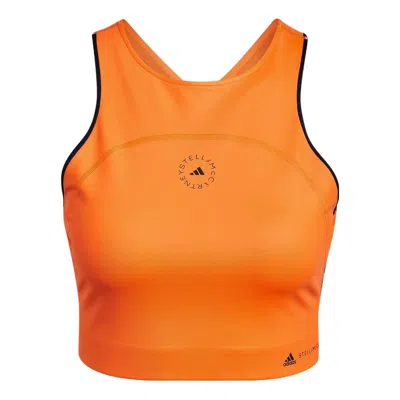 Adidas Originals (wmns) Adidas By Stella Mccartney Truepace Running Crop Top 'orange'