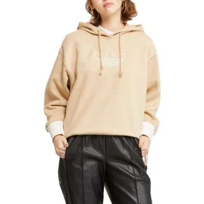 Adidas Originals (wmns) Adidas Word Full Zip Hoodies 'beige' In Neutral