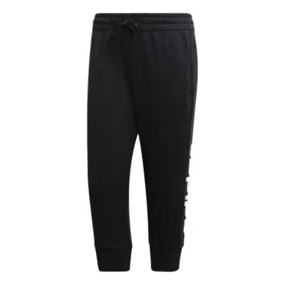 Adidas Originals (wmns) Adidas Essentials Linear 3/4 Pants Asia Sizing 'black'