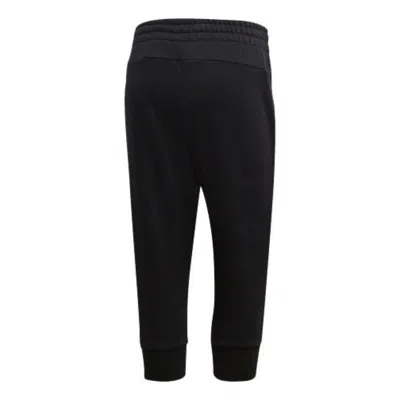 Adidas Originals (wmns) Adidas Essentials Linear 3/4 Pants Asia Sizing 'black'