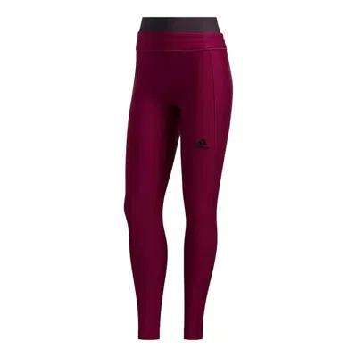 Adidas Originals (wmns) Adidas Sports Leggings Deep-wine In Multi