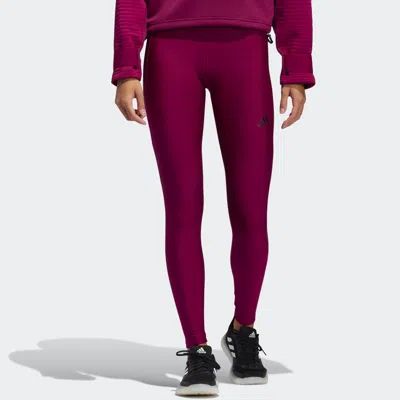 Adidas Originals (wmns) Adidas Sports Leggings Deep-wine In Multi