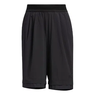 Adidas Originals (wmns) Adidas Casual Drawstring Waist Solid Color Sports Shorts 'black'