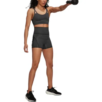 Adidas Originals (wmns) Adidas Yoga Lux Fire Super High-waisted Shorts 'black'