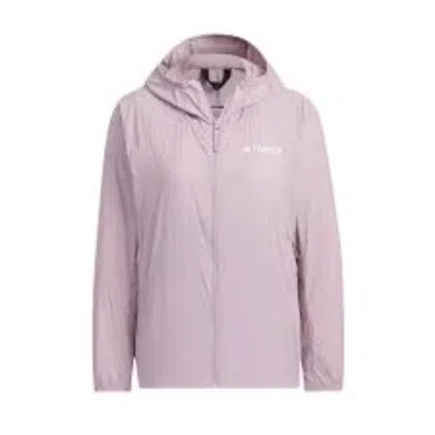 Adidas Originals (wmns) Adidas  Lightweight Windbreaker Asia Sizing 'purple' In Pink