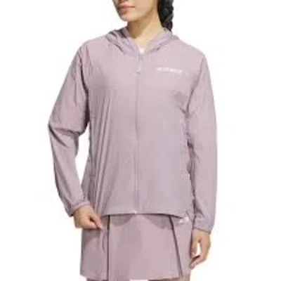 Adidas Originals (wmns) Adidas  Lightweight Windbreaker Asia Sizing 'purple' In Pink