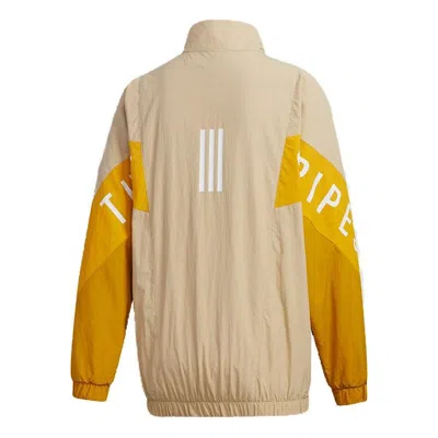 Adidas Originals (wmns) Adidas Must Have Woven Jacket 'tan Yellow' In Multi