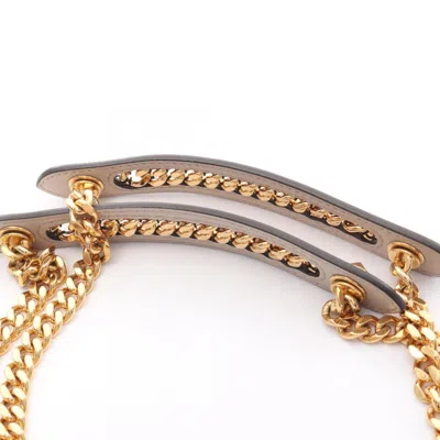 Pre-owned Fendi Beige Leather Shoulder Bag () In Sand