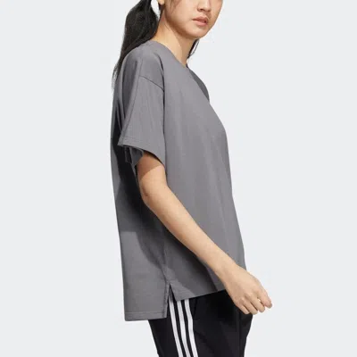Adidas Originals (wmns) Adidas Word T-shirt 'white' In Gray