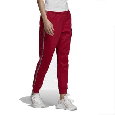 Adidas Originals (wmns) Adidas Celebrate The 90s 7/8 Pants Asia Sizing 'burgundy' In Red