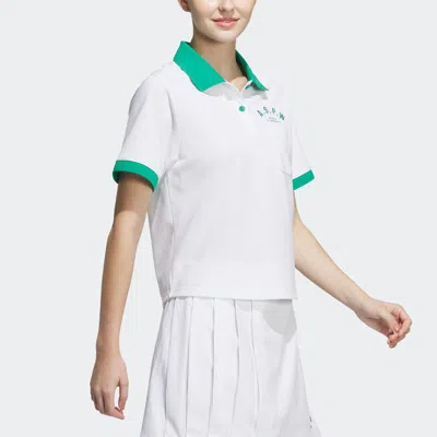 Adidas Originals (wmns) Adidas Verbiage Polo Shirt 'white'