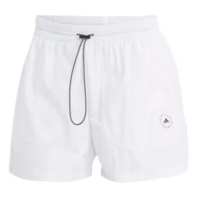 Adidas Originals (wmns) Adidas By Stella Mccartney Truecasuals Sportswear Woven Shorts 'white' In Red