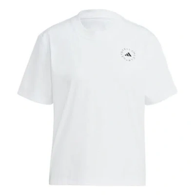 Adidas Originals Womens Adidas Stella Mccartney Truecasuals Sportswear Tee In White