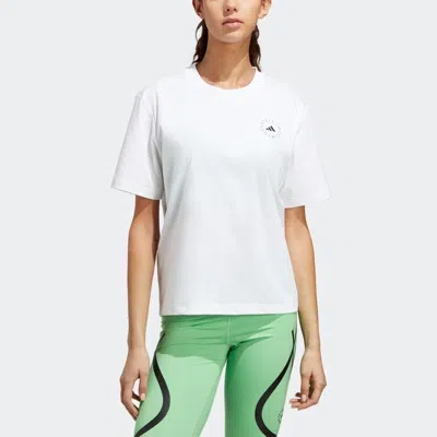 Adidas Originals Womens Adidas Stella Mccartney Truecasuals Sportswear Tee In White
