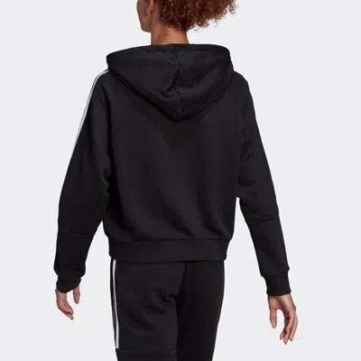 Adidas Originals (wmns) Adidas Loose-cut 3-stripes Cropped Hoodie 'black'