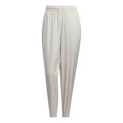 Adidas Originals (wmns)  Tape Woven Pants 'beige' In Gray
