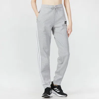 Adidas Originals (wmns) Adidas Future Icons 3-stripes Pants Asia Sizing 'grey' In Gray