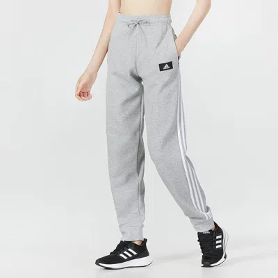 Adidas Originals (wmns) Adidas Future Icons 3-stripes Pants Asia Sizing 'grey' In Gray