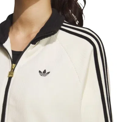 Adidas Originals (wmns) Adidas Color Jacket 'white Black' In Multi