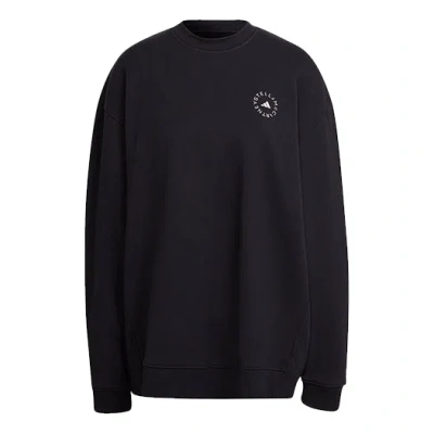 Adidas Originals (wmns) Adidas Round Neck Pullover Solid Color Long Sleeves Hoodie Black